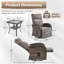 Esquer 3 - Pieces Outdoor Wicker Poolside Reclining Swivel Chaise Lounge With Adjustable Recliner And Side Table-1162956110