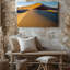 Reproduction d'art sur toile, "Un vaste paysage désertique avec dunes de sable ondulées"-2120621450
