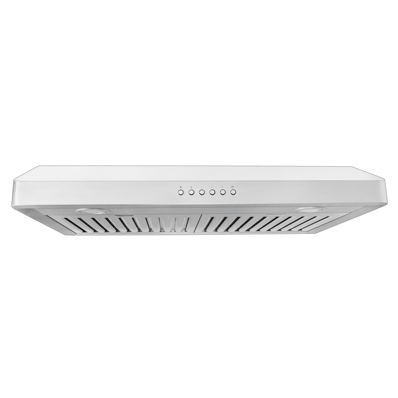 ProLine 30" 600 CFM Ducted Under Cabinet Range Hood in Brushed Stainless Steel