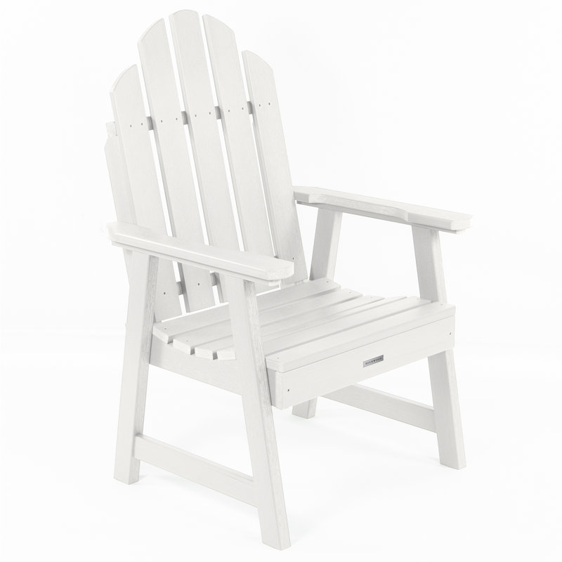 Chaise Adirondack en plastique / résine Rialto, Blanc