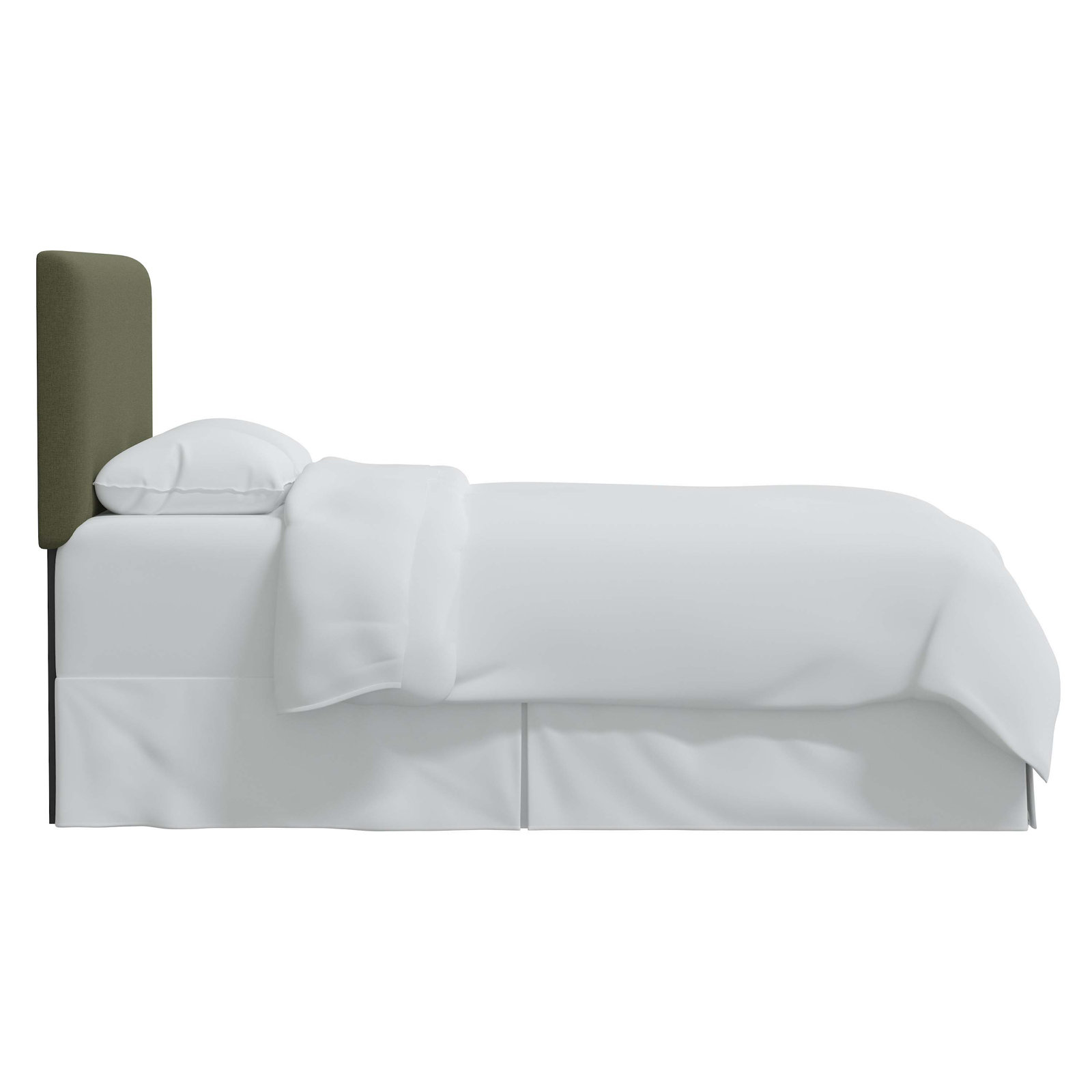 Eisley Upholstered Headboard, Twin, Zuma Laurel Textured Linen