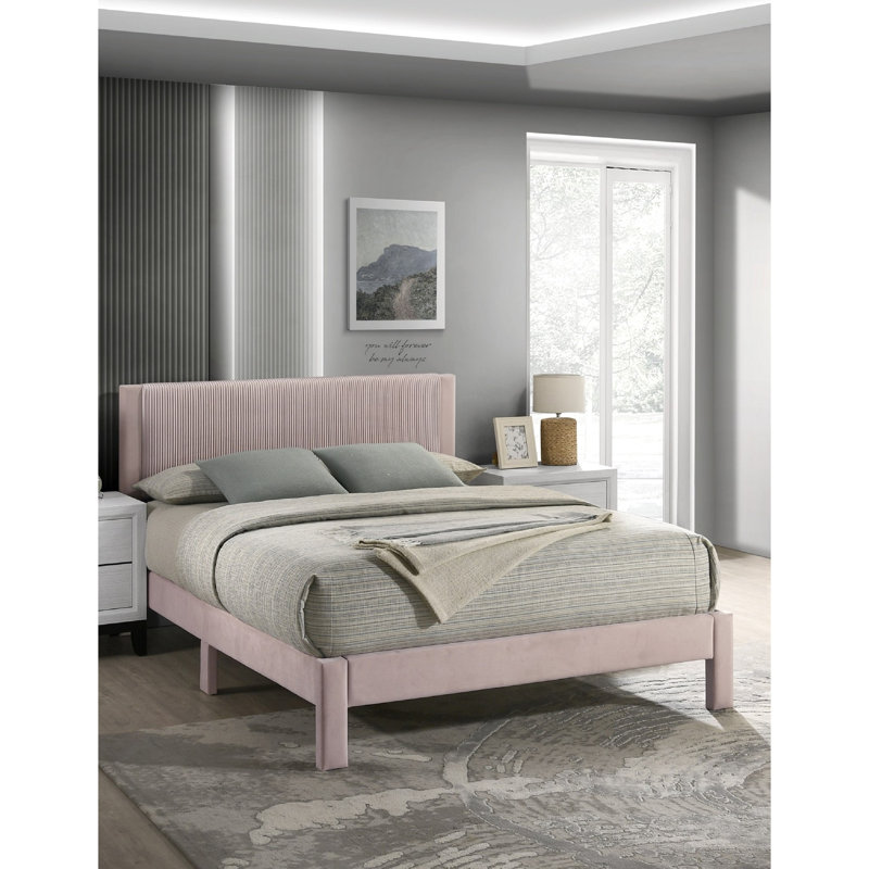 Mobilier de chambre à coucher 1Pc, Grand lit, Rose