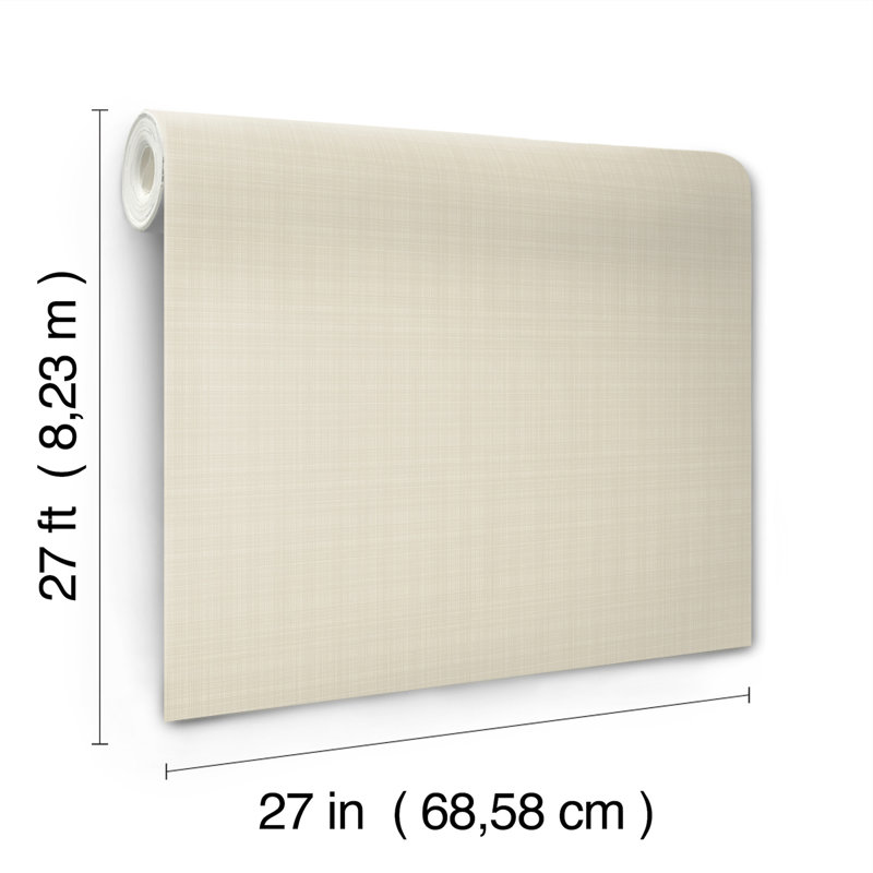 Bordeaux Abstract Wallpaper Double Roll by Ronald Redding, Beige