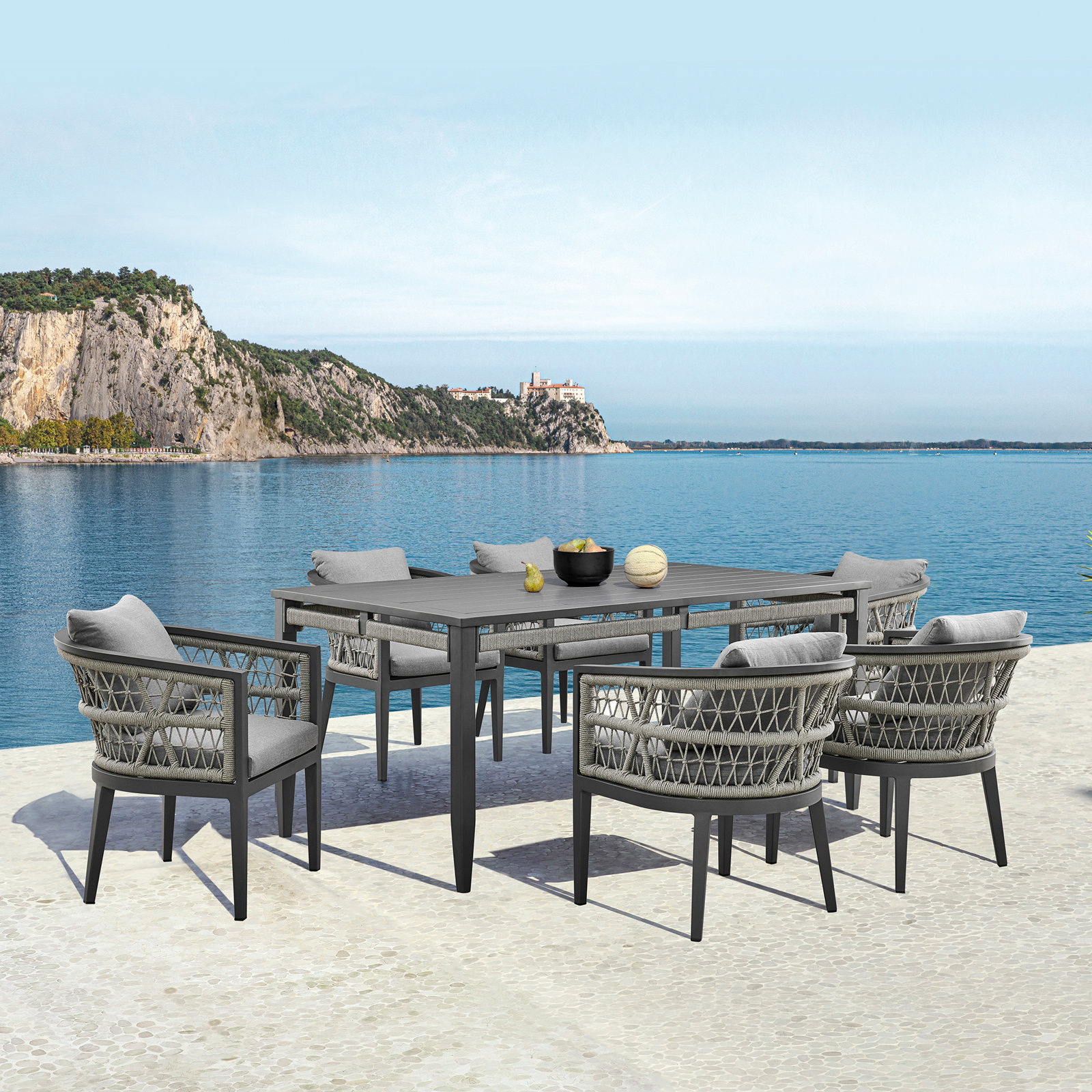 Elvina 66" Patio Dining Set