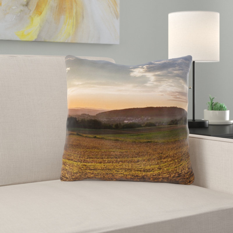 Coussin coucher de soleil