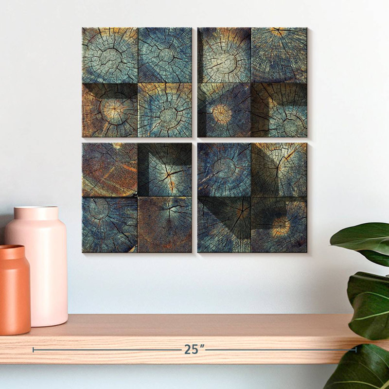 Tree Trunk Blocks, 18" H x 18" W