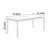 Simple Log Walnut Solid Wood Rectangular Table-1523703479