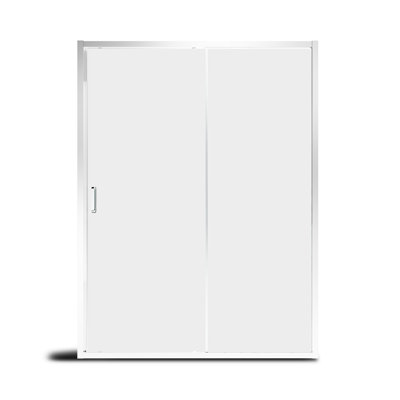 48" W x 72" H Single Sliding Framed Shower Door