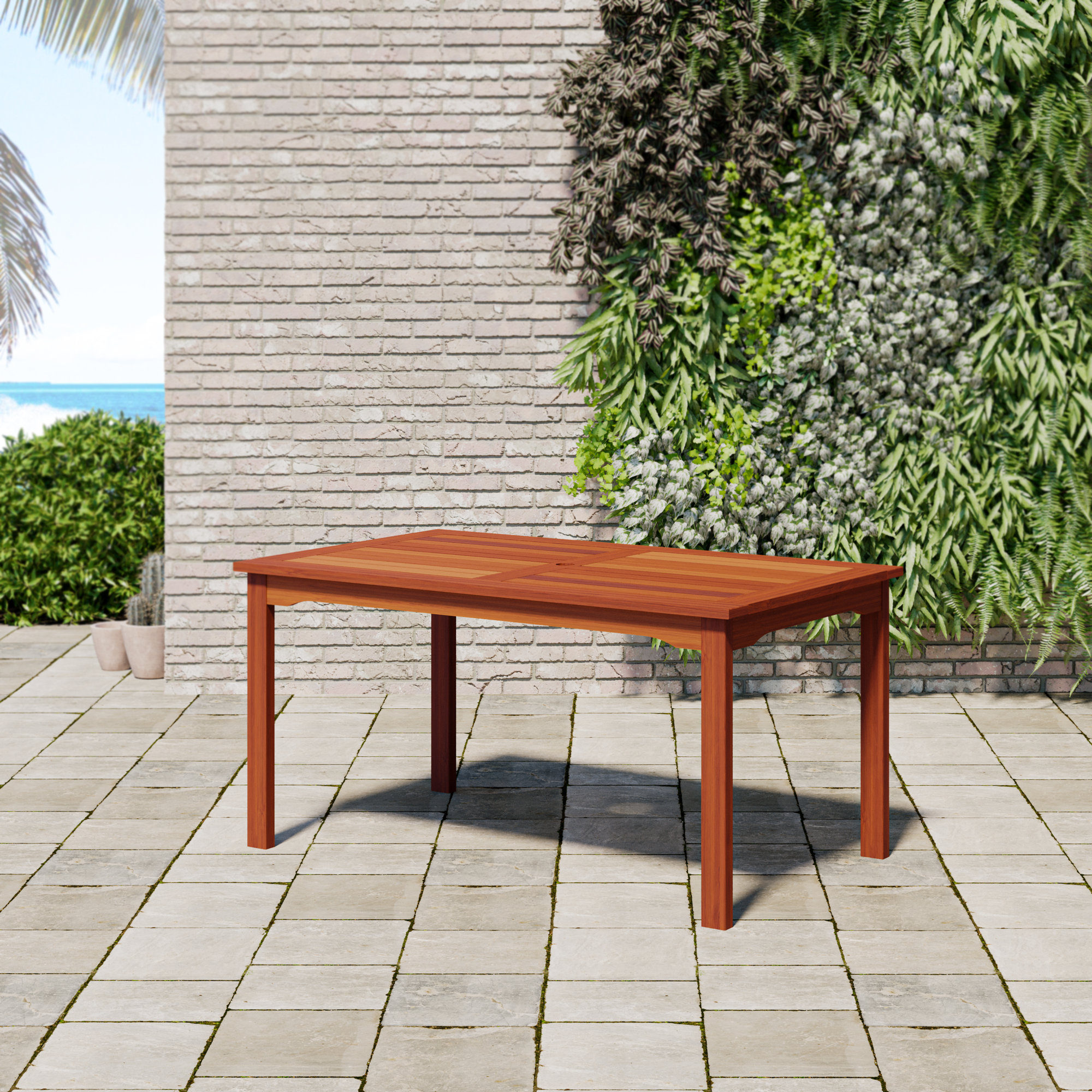 Alyisa 59'' Outdoor Dining Table