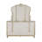 Monique 6-Drawer Solid Wood Dresser with Mirror in Champagne