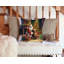 Coussin décoratif Labrador Retriever and Santa Claus-101410173