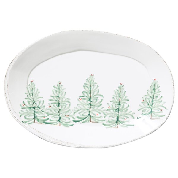 Melamine Lastra Holiday Oval Platter | Birch Lane