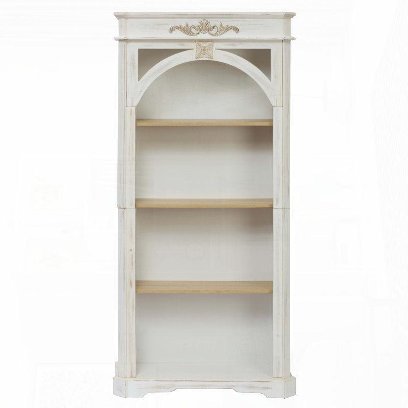 Bibliothèque antique à 4 niveaux (65 po)