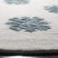 Tapis turquoise / jaune en laine / viscose touffeté à la main Steve-20238301