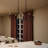 Ilia 6-Light Matte Black Island Chandelier-127380333