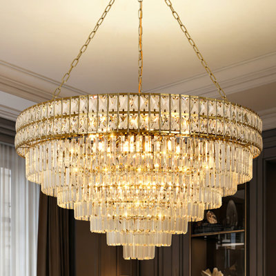 Lustre empire en cristal Imma