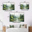 Tranquil Forêts, paysage I, art mural forêt pour le salon-1720867996-1720867999