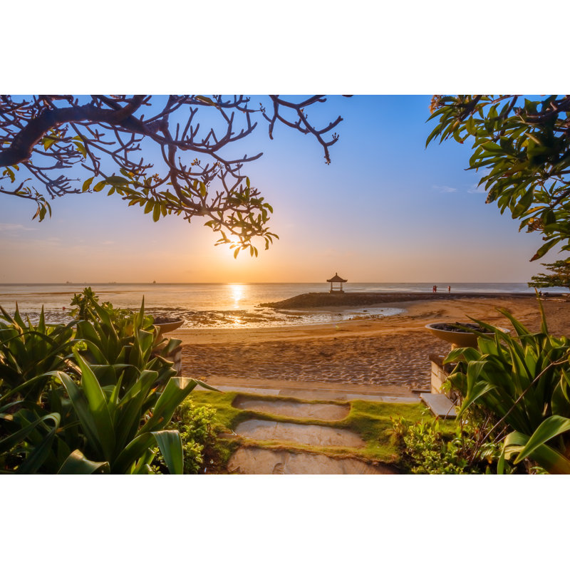 Sunrise On A Beach - Wrapped Canvas Print, 81cm H x 122cm W x 3.8cm D