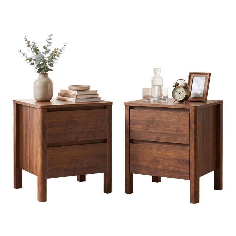 2-Drawer Nightstand (Set Of 2)