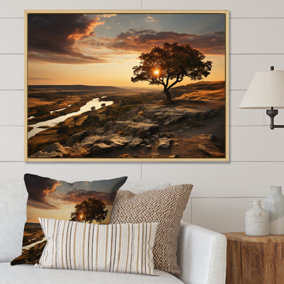 «Brown Sky Harmony» sur impression sur toile