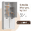 Armoire de rangement pour salle de bain 67 po H Double Tilt Out-1024683068