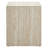 Mirella Faux Travertine Side Table In Travertine