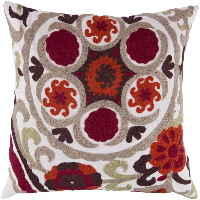 Coussin décoratif, H 18 po x l 18" x P 4 po, Polyester