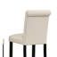 Tabouret de bar en bois massif touffeté Asons, ensemble de 2, brun clair-519679943