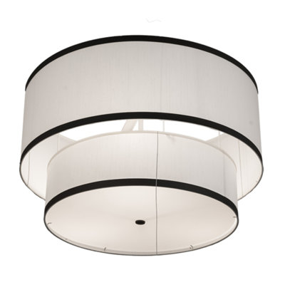 Lustre fantaisie 3 lumières à abat-jour Marsetta