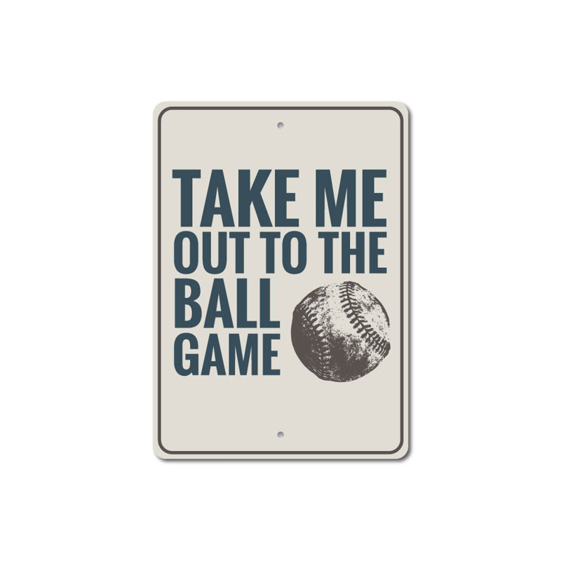 Plaque de baseball en aluminium, H 18 po x l 12 po x P 0,06 po