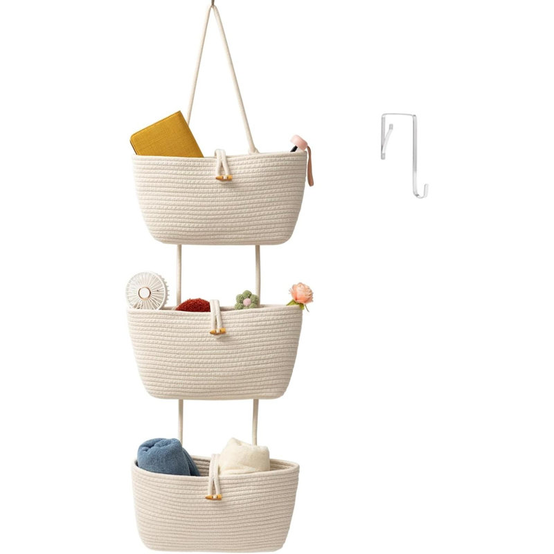 Highland Dunes Cotton Decorative Bin
