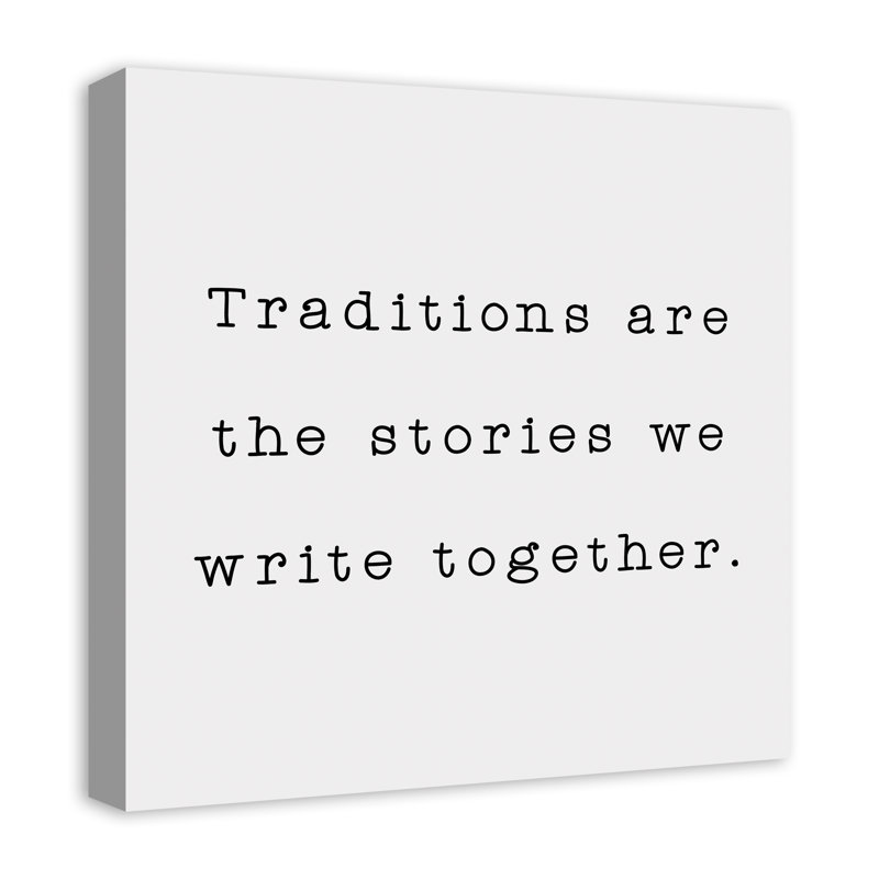 Traditions ensemble, reproduction sur toile, H 20 po x l 20 po