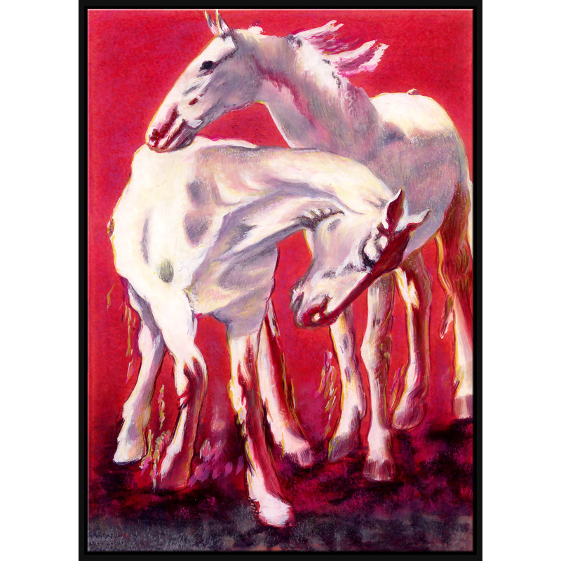 White Horses Giclee On Canvas by Soicher Marin Archives