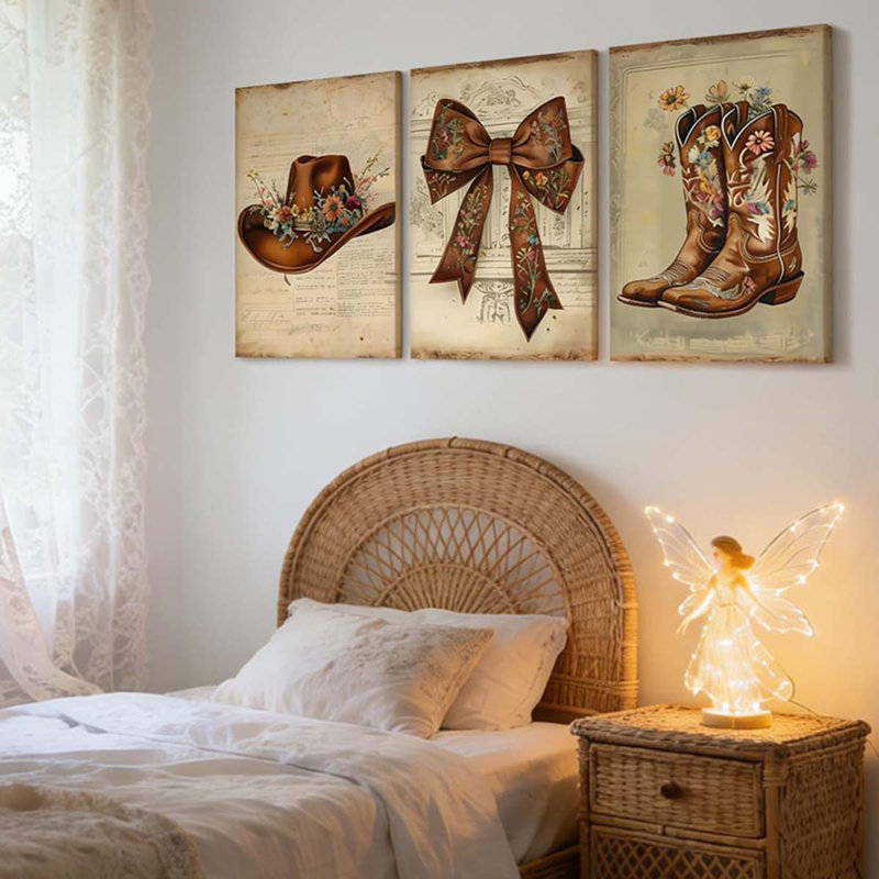 3 Piece Wrapped Canvas Print, 60 cm H x 120 cm W