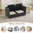 55.4" Wide Modular Storage Loveseat Sofa-1777350741