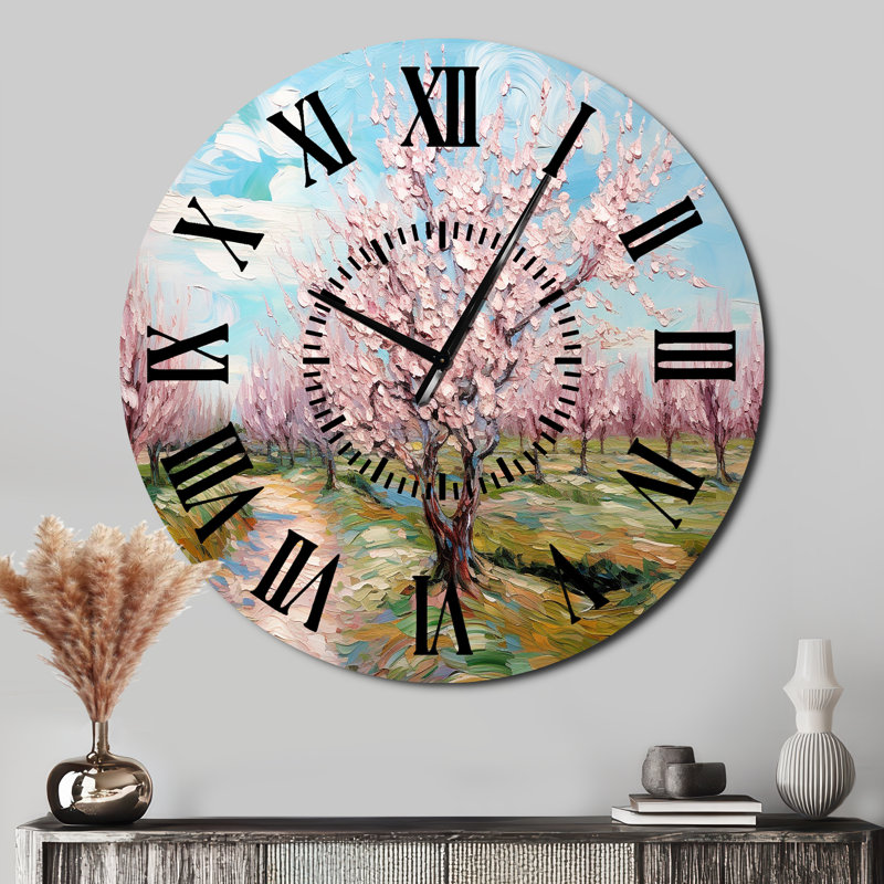 Horloge murale Vangogh, Surdimensionné