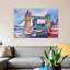 «Sunset In London II» par Maja Wronska, impression sur toile-31921195-73553376-73553377