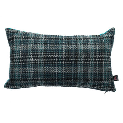 Deemer Plaid Rectangular Throw Cushion
