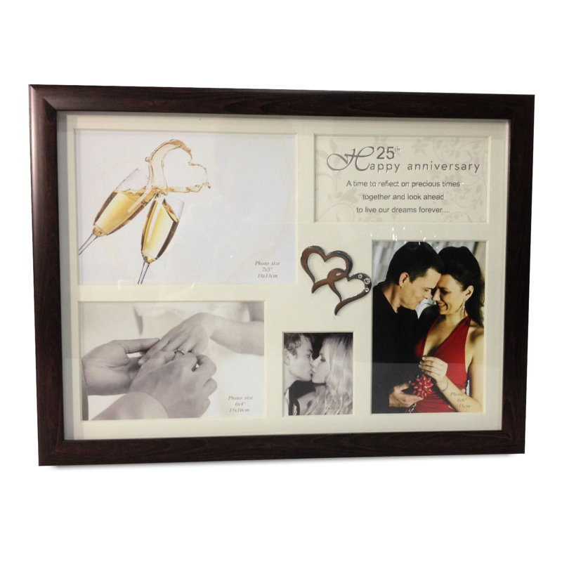 Apergis Brown Glass Matte Picture Frame