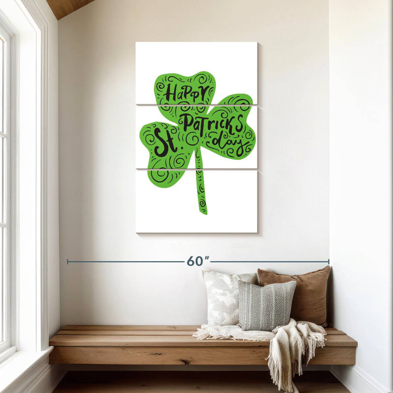 Trèfle de la Saint-Patrick de Lelend, H 45 po x l 28 po