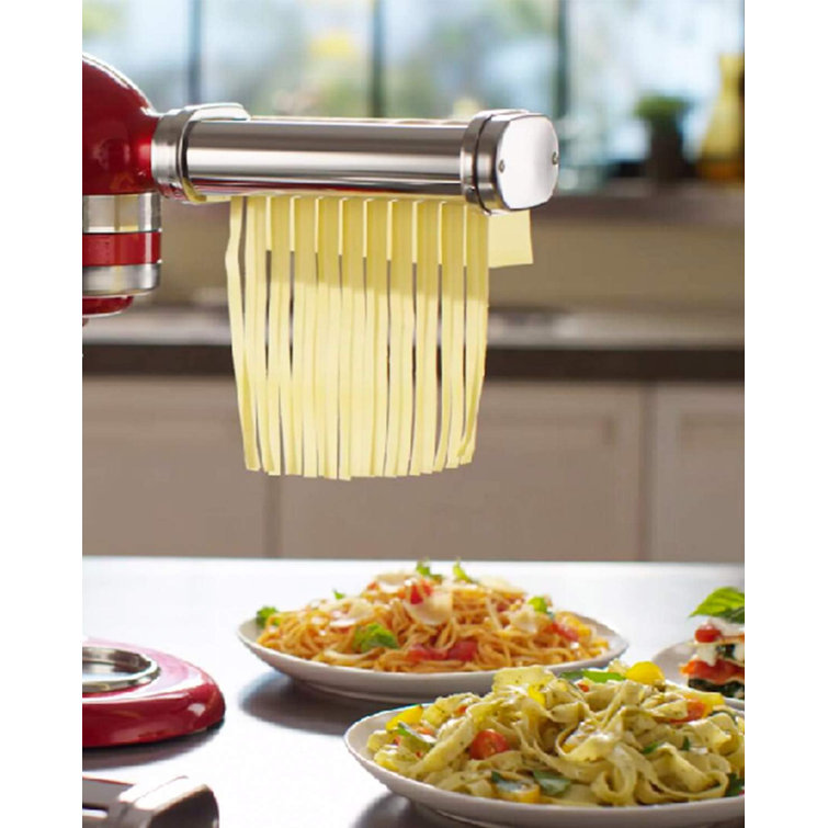 X Home 3 Piece Pasta Maker Accessories for KitchenAid Stand Mixers,Included  Pasta Sheet Roller
