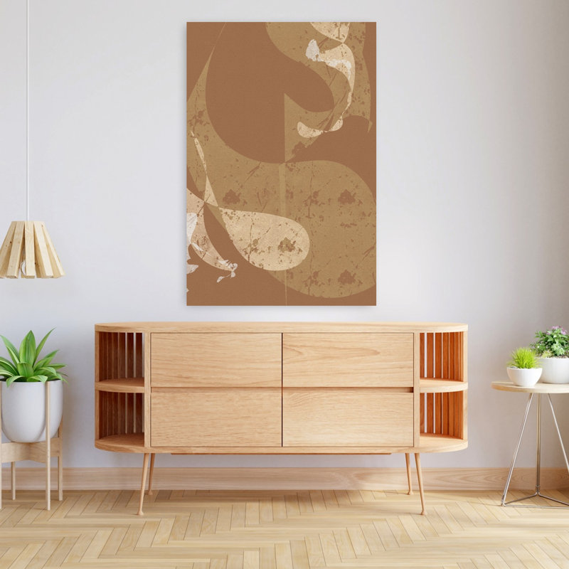 Art contemporain, art contemporain abstrait, H 48 po x l 32 po