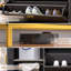 Banc de rangement pour chaussures Molistro, rangement pour chaussures à 8 paires avec tablettes et sièges réglables, banc rabattable pour chaussures, meubles de rangement pour chaussures de style industriel-869077518