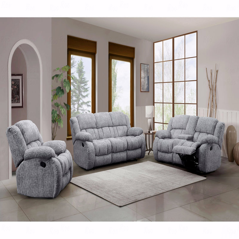 Fauteuil coulissant avec fonction d'inclinaison, Gris