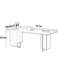 Bureau flottant italien en acrylique-856397494