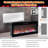 60 Inch Smart Electric Fireplace With Remote Control & Alexa/Wifi-278108358