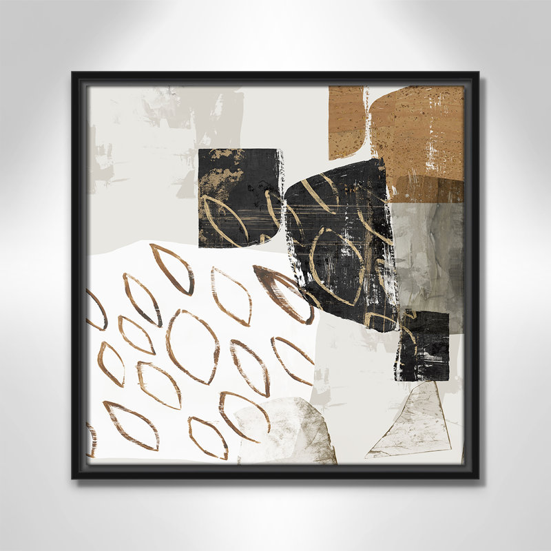 Shape of Formation III - reproduction carrée par Casa Fine Arts, Noir, H 17,5 po x l 17,5 po