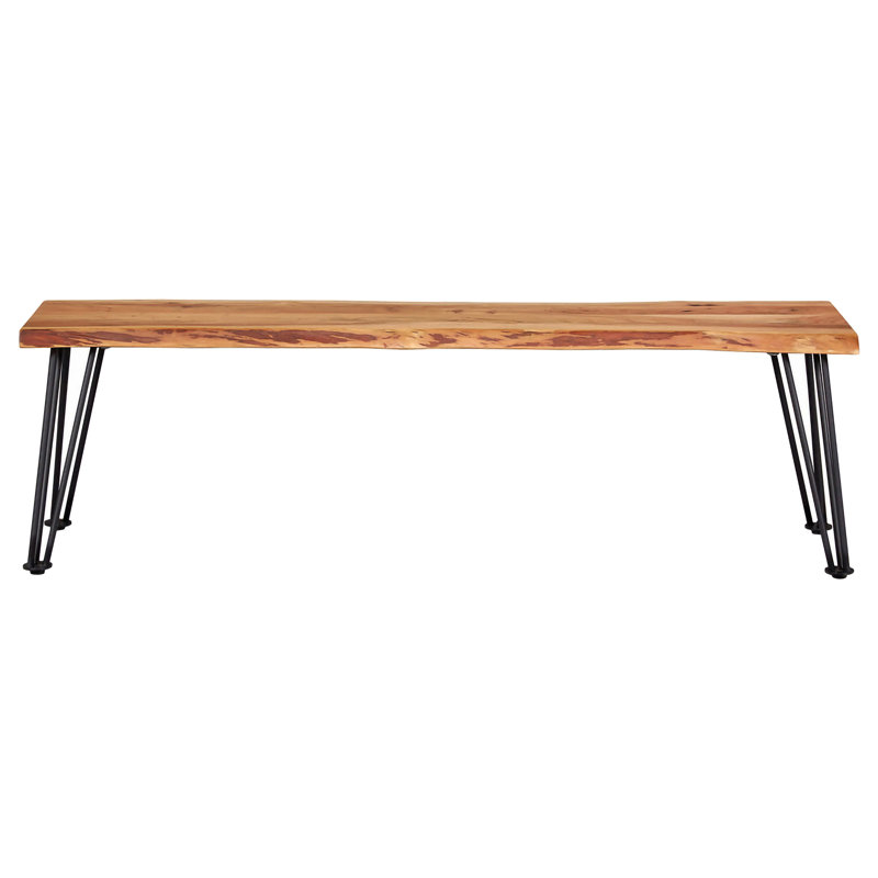 Donny Wood Dining Bench Natural Acacia