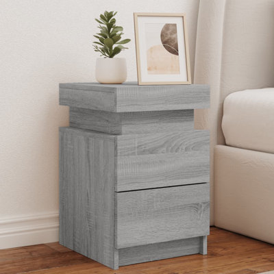 Oakhur 35cm W Manufactured Wood Bedside Table