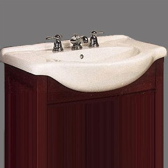 Plateau de meuble-lavabo simple Simoneau, Pacane, 26 po